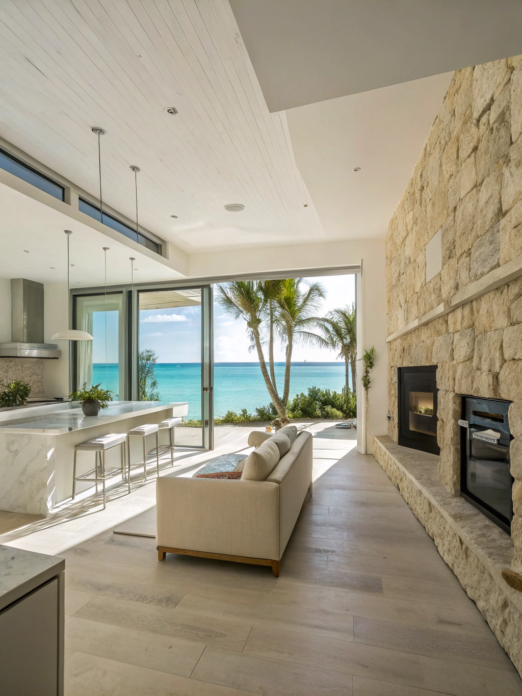 Work by Julian Voss located at Private Villa, St. Barths